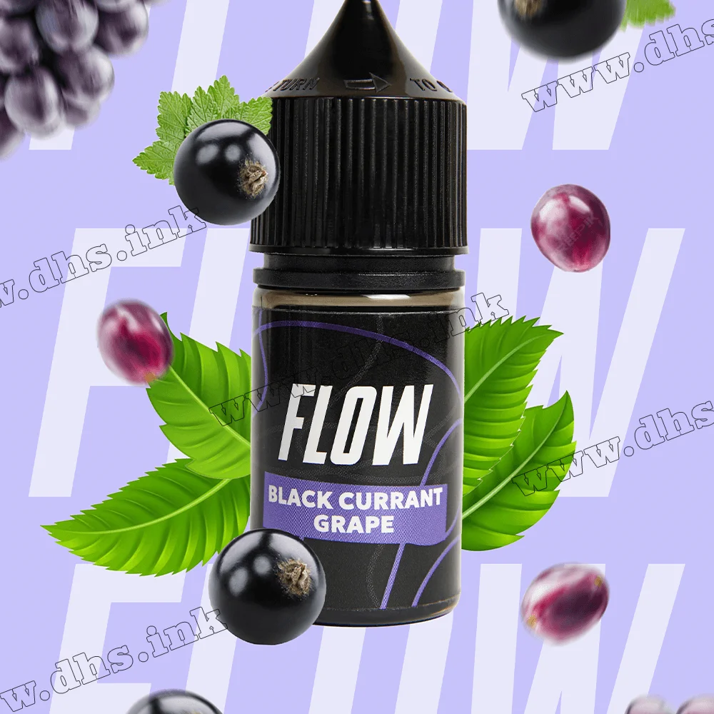 Набір для самозамісу Flow Salt 30 мл (50 мг) - Black Currant Grape (Чорна Смородина, Виноград)